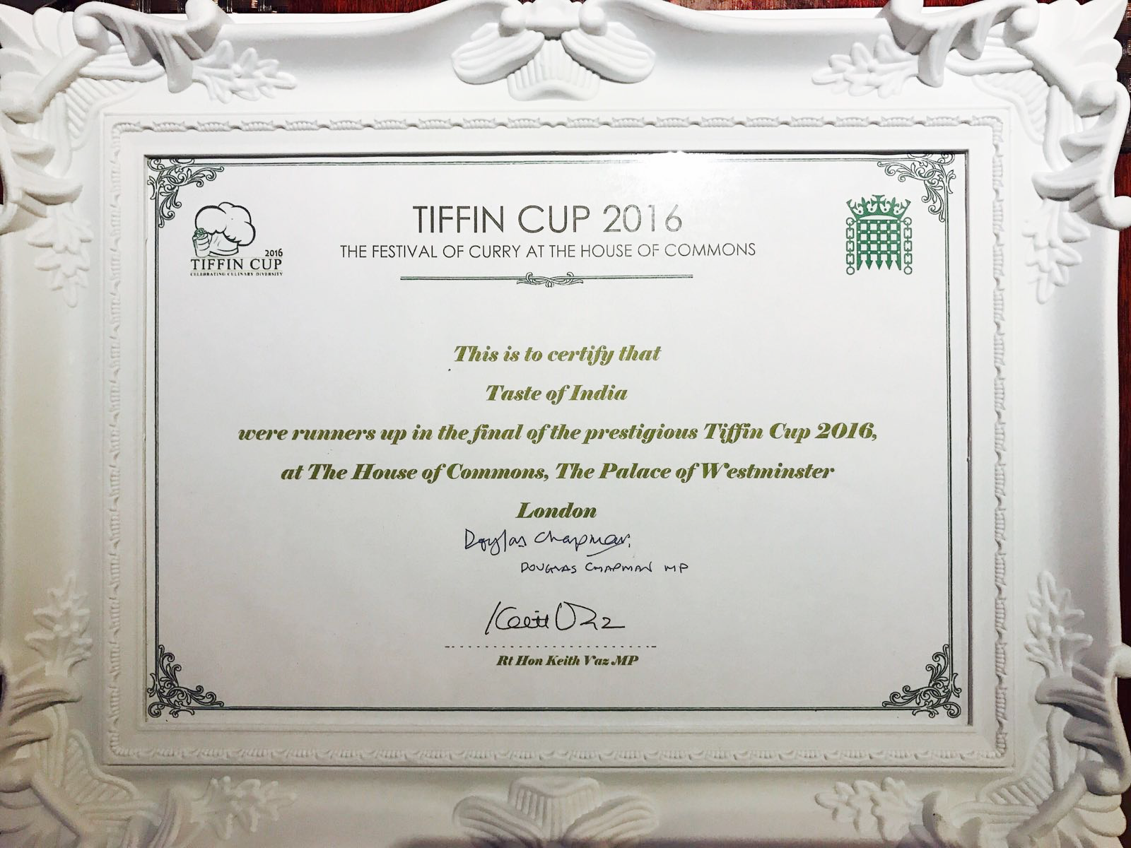 Tiffin Cup 2016