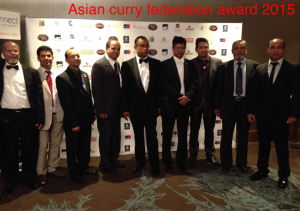 Taste of India Rosyth in Asian Curry Award